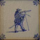 Delft Tile Series - 'Soldier'  SOLD