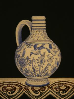 New! Blue and White Jug ~ AVAILABLE